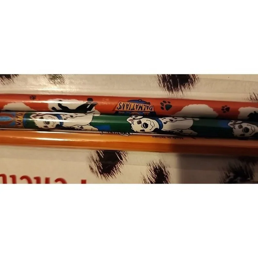 Disney 101 Dalmatians Vintage 90s 3 Pack Pencils - Sealed 40024 Impact Inc.